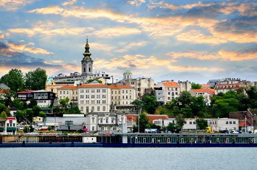 Belgrade from the river